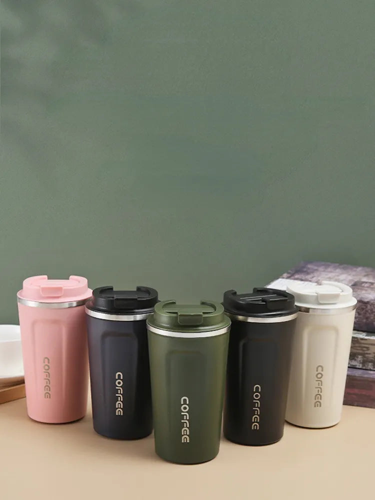 Thermos coffee cup black