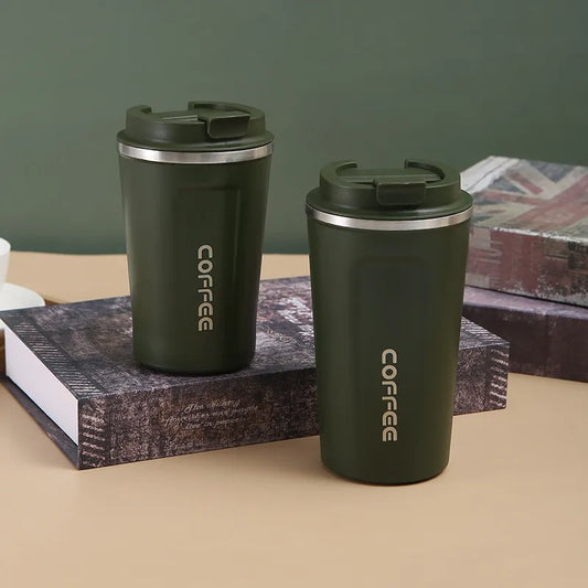 Thermos koffiebeker army green
