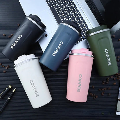 Thermos coffee cup pink