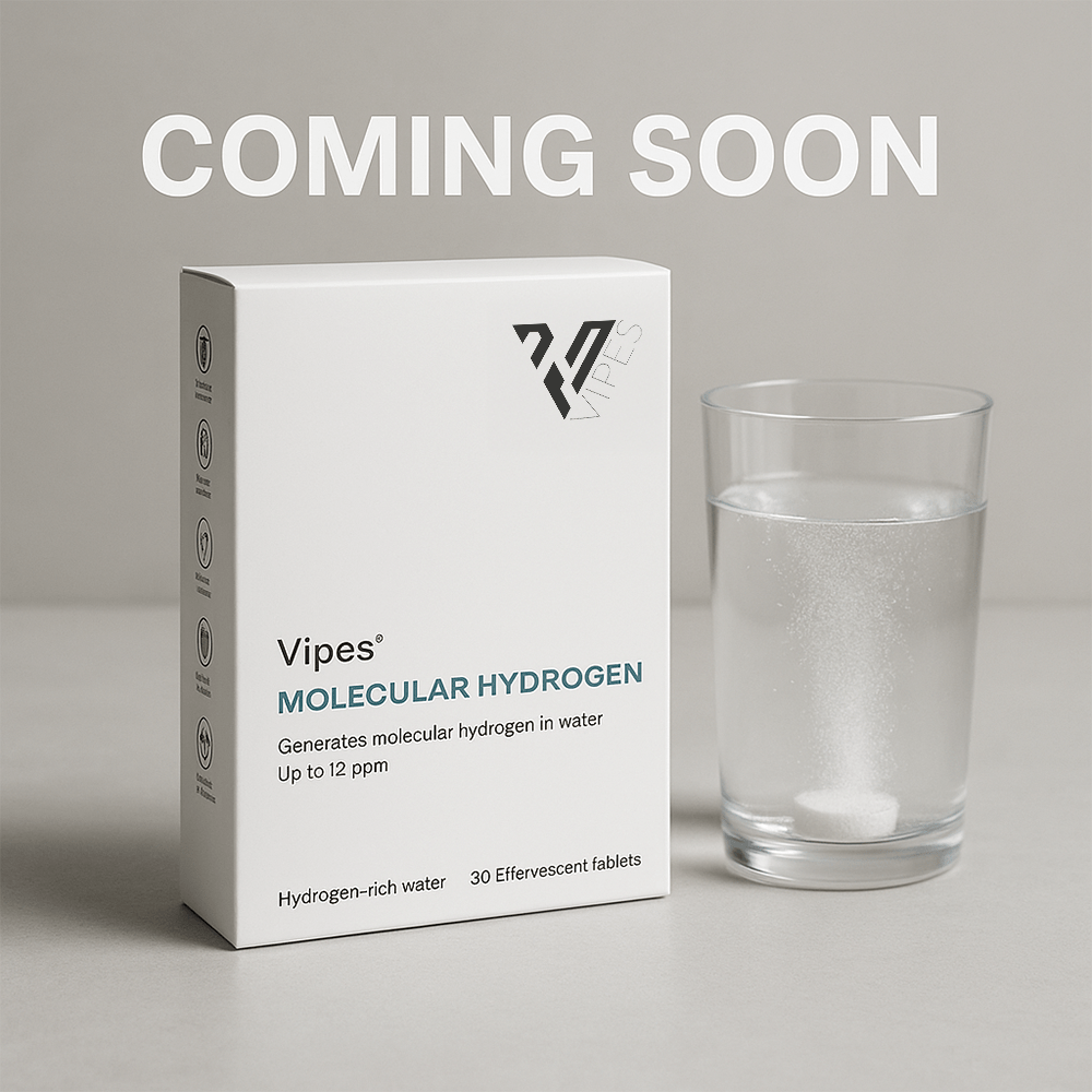 Vipes H2 Tabs - Bruistabletten voor Waterstofrijk Water, Makkelijk en Compact